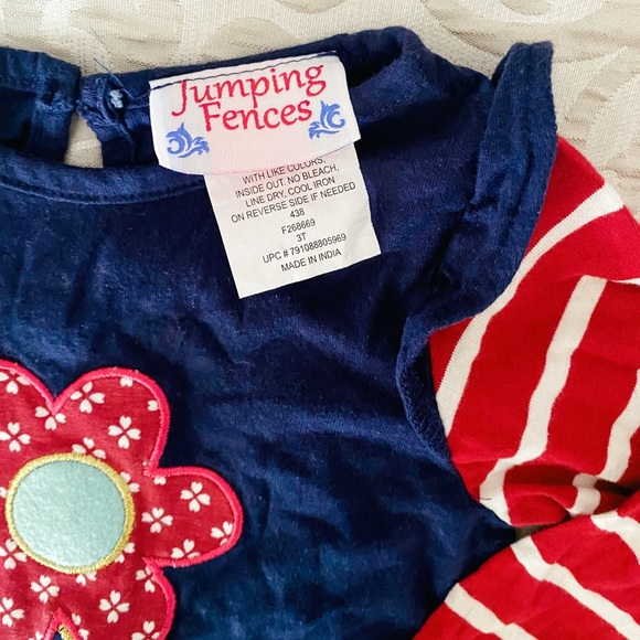 Jumping Fences Flowers Matching Ruffle Set - Picture 3 of 6